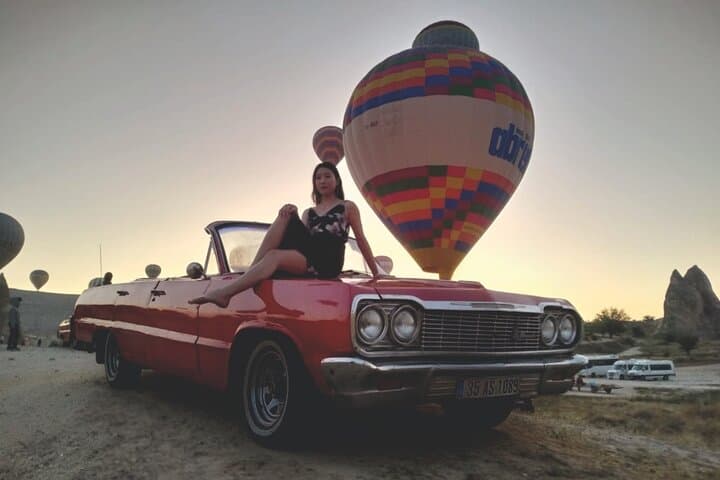 Vintage Car Tour Through Cappadocia’s Love & Rose Valleys