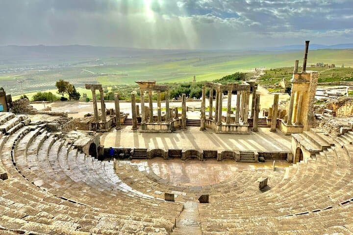 Day Trip to Dougga & Bulla Regia from Tunis — Roman Theatres & Subterranean Villas