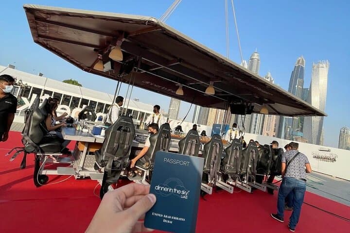 Dubai Dinner in the Sky — 50m Crane Dining Over Dubai Marina & Palm Jumeirah photo 6