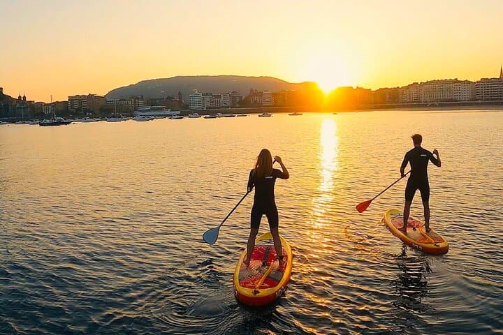 Sunrise SUP & Breakfast on La Concha Bay — San Sebastián Paddleboard Tour