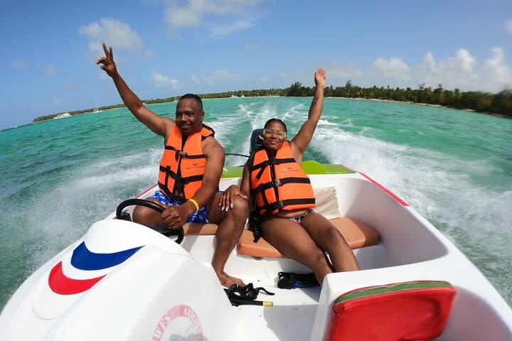 Drive a Speedboat to Snorkel and Swim in Punta Cana's Natural Pool photo 1