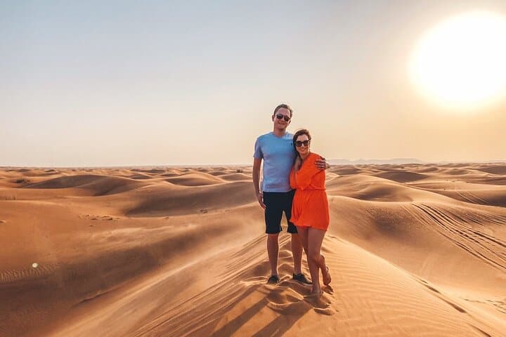 Sunrise Desert Safari Dubai: Morning Dune Drive, Camel Ride & Sandboarding photo 1