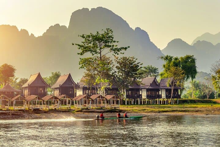 Luang Prabang in a Day: Kuang Si Falls, Pak Ou Caves & Bear Rescue