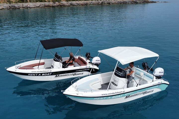 Explore Hidden Beaches from Agios Nikolaos: 4-Hour Private Boat Rental (Self-Drive) photo 2