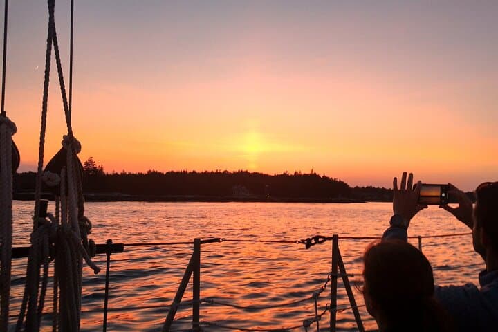Schooner Eastwind Sunset Sail — Boothbay Harbor Maine Coastal Cruise photo 1