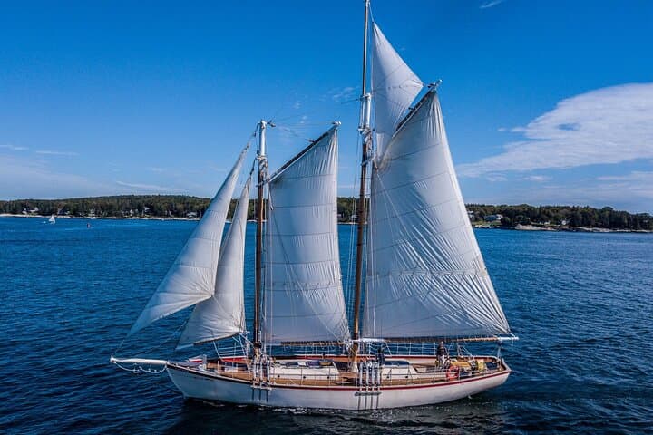 Schooner Eastwind Sunset Sail — Boothbay Harbor Maine Coastal Cruise photo 2