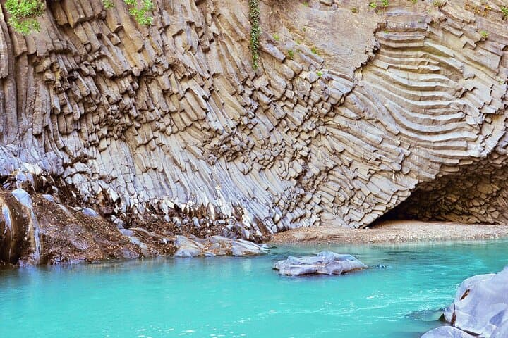 Taormina to Alcantara Gorges: Private Excursion to Greek Theatre & Basalt Canyons