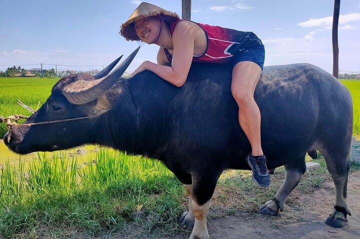 Hoi An Countryside Cycling: Buffalo Ride & Basket Boat Experience photo 6