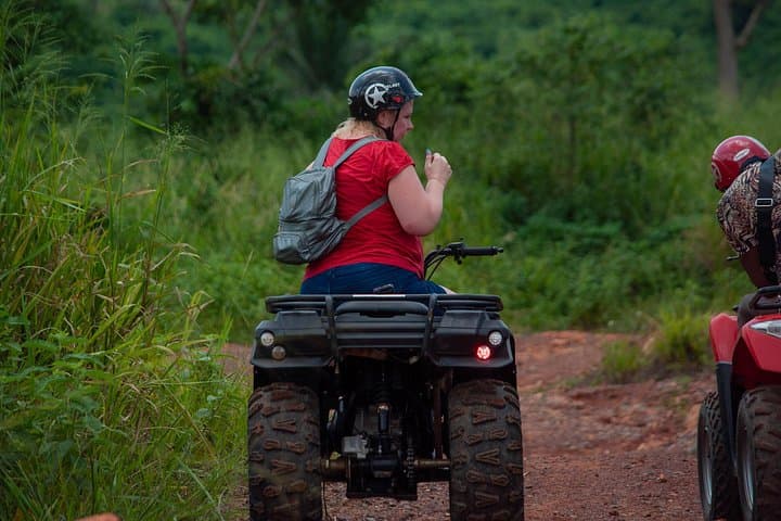 Quad Biking to Asenema Waterfalls from Accra — ATV Jungle Adventure photo 3