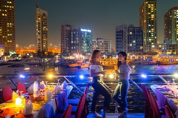 Dubai Marina Dhow Cruise: Evening Buffet, Tanoura Show & Skyline Views photo 3