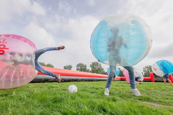 Bubble Football in Weesp: Outdoor Team-Building at UP Events