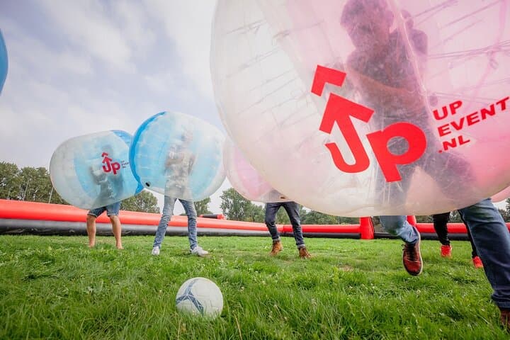 Bubble Football in Weesp: Outdoor Team-Building at UP Events photo 3