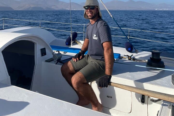 Silent Electric Catamaran Whale & Dolphin Watching with Hydrophone — Lanzarote photo 5