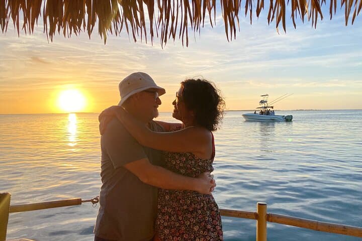 Key Largo Sunset Tiki Cruise: Private Floating Tiki Bar Experience