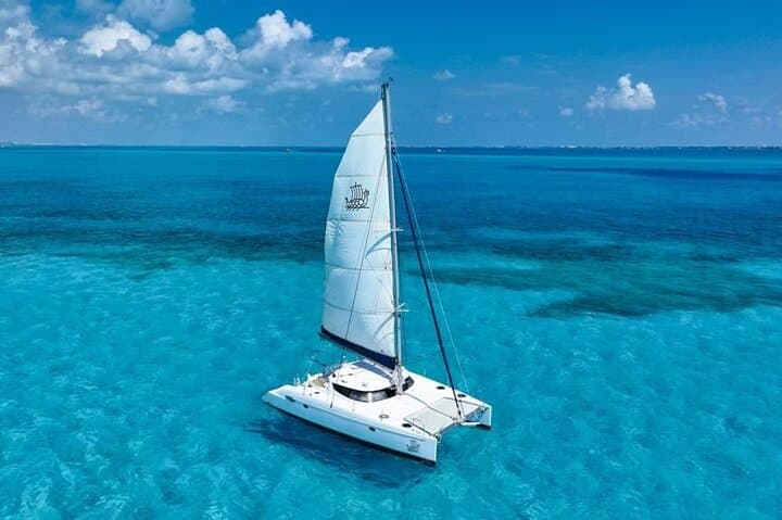 Luxury Catamaran Sailing and Isla Mujeres Snorkel Day Trip from Cancun photo 1