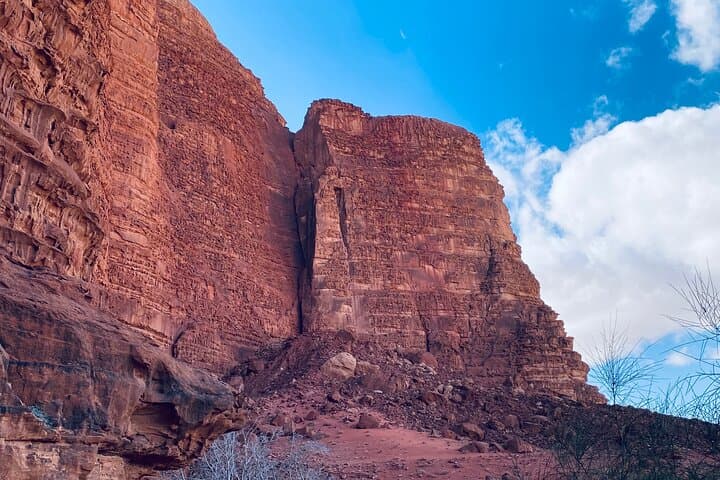 Wadi Rum Jeep Adventure: Overnight Bed & Breakfast Camp with Sunset Dunes photo 6