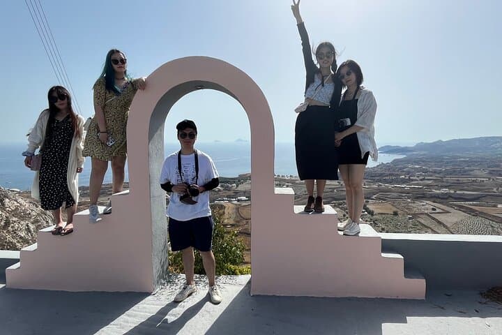 Santorini Private Day & Sunset Tour: Lighthouse, Red Beach, Profitis Ilias, Oia photo 2