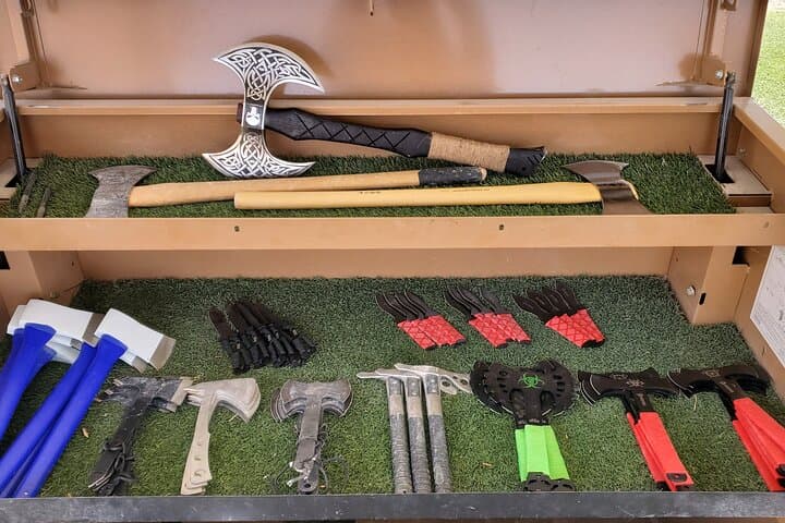 Axes, Arrows and Bullets: Las Vegas Combo Package for Shooting, Archery and Axe Throwing photo 4