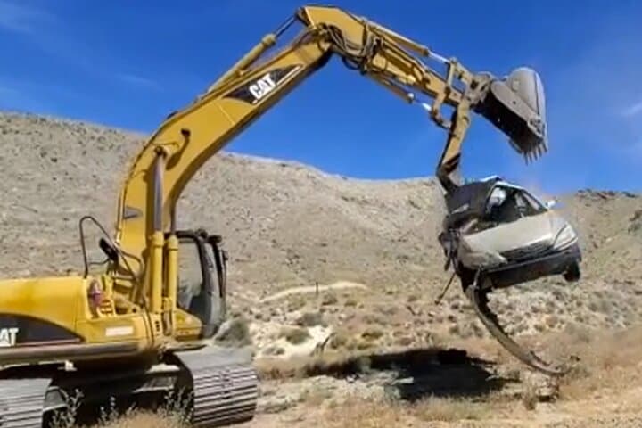 Smash and Grab at Adrenaline Mountain: Drive a Big Cat Excavator in Las Vegas