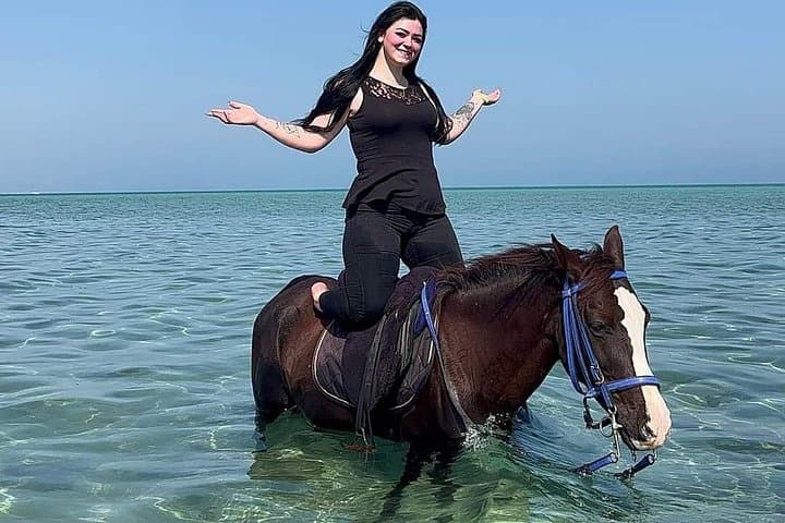 Hurghada Horseback Ride: 2-Hour Desert and Red Sea Sunset Adventure photo 2
