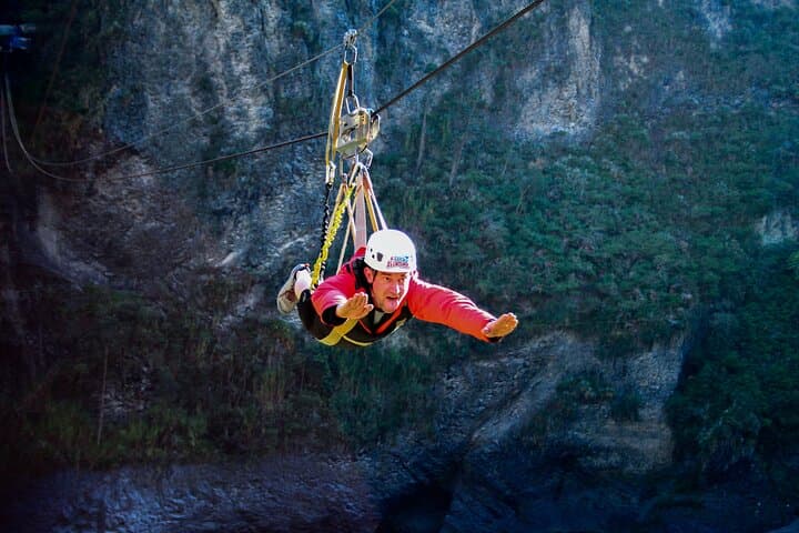 350m Zip Line Over Baños Canyon: Fast Ride with Sweeping Views photo 5