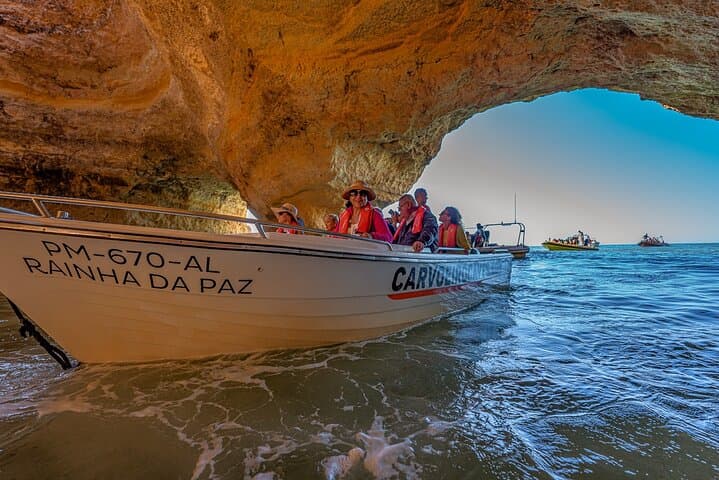 Carvoeiro Tour by Land and Sea — Benagil Cave & Praia da Marinha Boat Trip (3 hours) photo 2