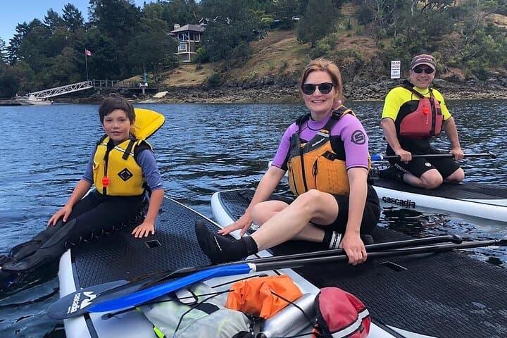Half-Day Family Paddleboard Ocean Adventure in North Saanich