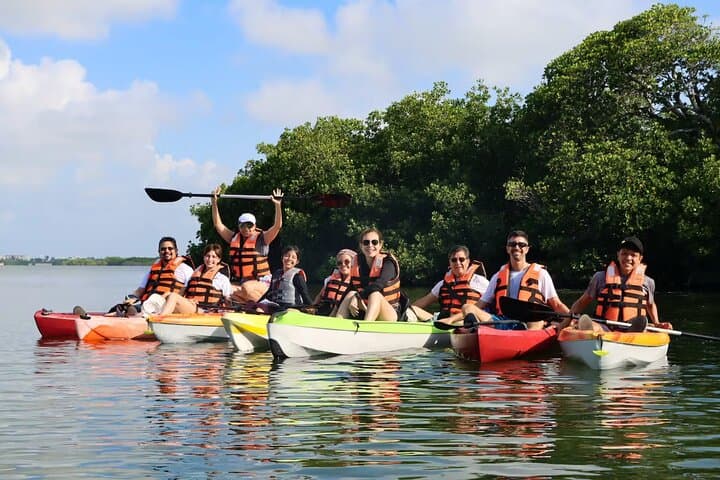 Sunset Kayak Tour in Nichupté Lagoon — Cancun Mangrove Adventure