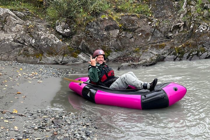 Packrafting Knik Glacier: Hike-and-Float Adventure Near Anchorage photo 5