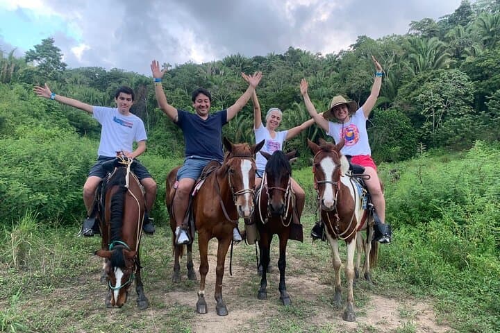 Roatán Sloth and Horseback Riding Adventure: Jungle Trails to Ocean Views