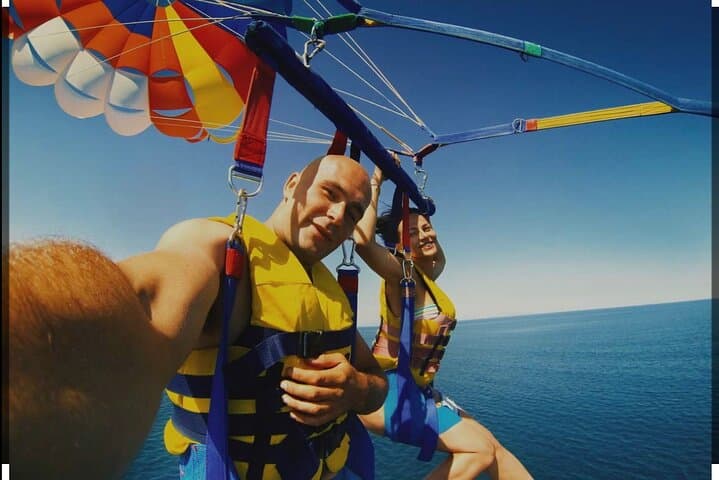 Montego Bay Private Adventure: Parasailing, Jet Ski and Bamboo Rafting from RIU