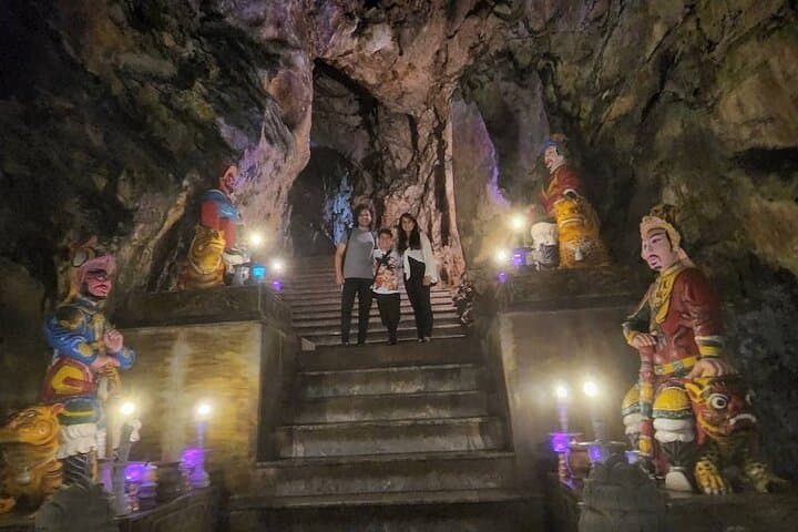 Da Nang Marble Mountains & Lady Buddha Evening Tour with Dragon Fire Show photo 3