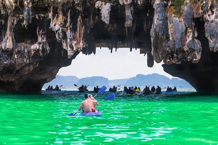 James Bond Twilight Sea Canoe and Glowing Plankton in Phang Nga Bay photo 3