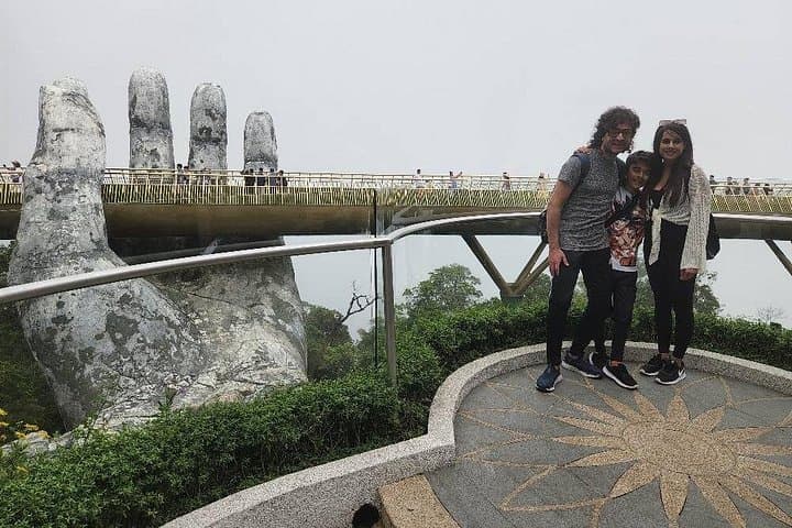 Golden Bridge & Monkey Mountain Private Tour — Ba Na Hills Cable Car, French Village and Giant Buddha photo 2