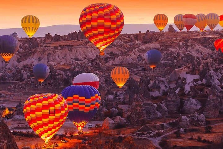 Northern Cappadocia Private Tour with Hot Air Balloon & Underground City