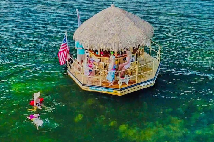 Key Largo Sunset Tiki Cruise: Floating Tiki Bar, Swim Stops & Wildlife photo 4