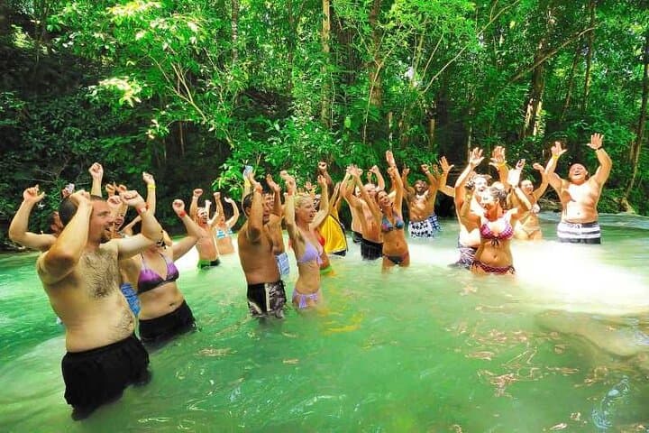 Blue Hole & Dunn's River Falls Private Day Tour from Montego Bay