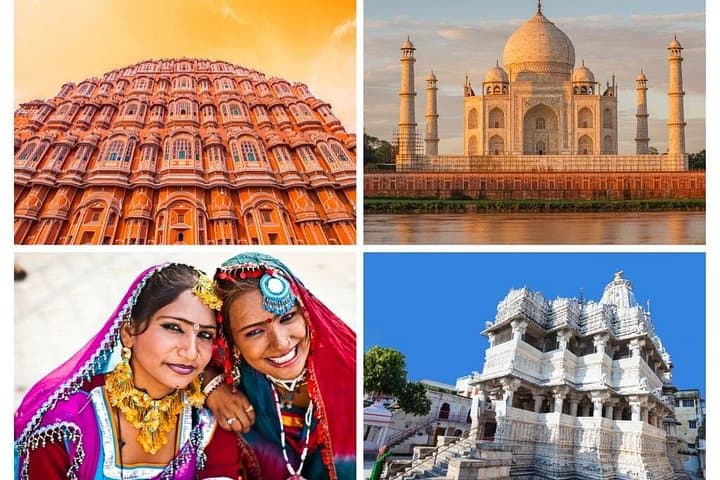 Golden Triangle to Udaipur: 6-Day Private Heritage Tour from Delhi