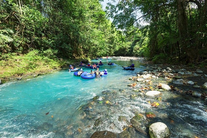 Rio Celeste & Tenorio Adventure Day: Hike to the Blue Waterfall and River Tubing from La Fortuna photo 2