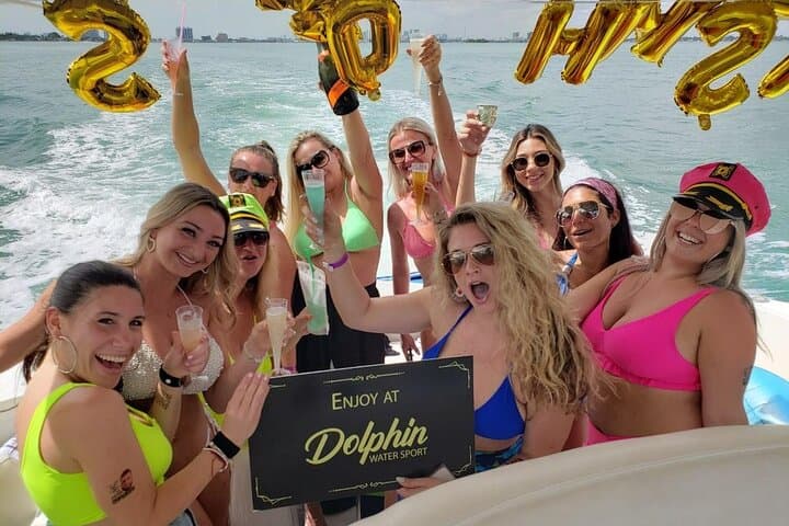 Premium Miami Yacht Tour on Biscayne Bay: Captain, Champagne, and Sandbar Party photo 2