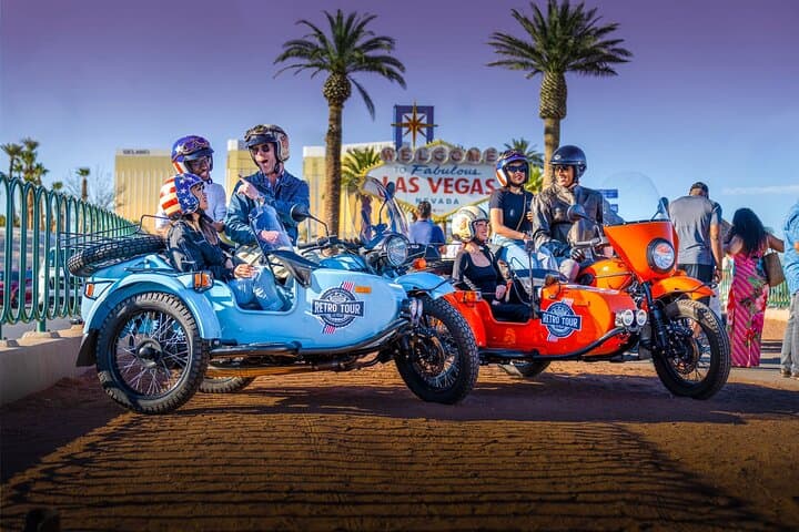 Vintage Sidecar Tour: 2-Hour Private Ride Through Las Vegas Strip & Fremont Street photo 3
