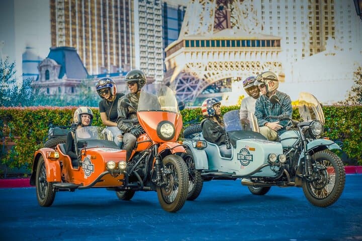 Vintage Sidecar Tour: 2-Hour Private Ride Through Las Vegas Strip & Fremont Street