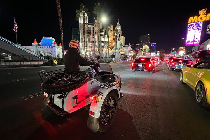 Evening Las Vegas Strip Sidecar Tour: Private 1-Hour Night Ride photo 6