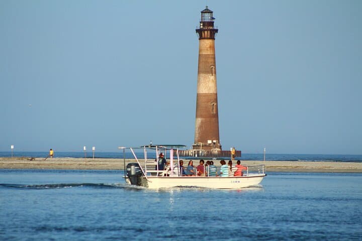 Folly Beach Eco Boat Excursion & Morris Island Drop-Off — Dolphin Watching Near Charleston