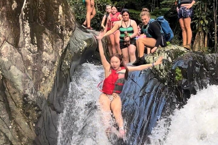 El Yunque Half-Day Waterslide Adventure: Hike, Cliff Jumps & Natural Slides