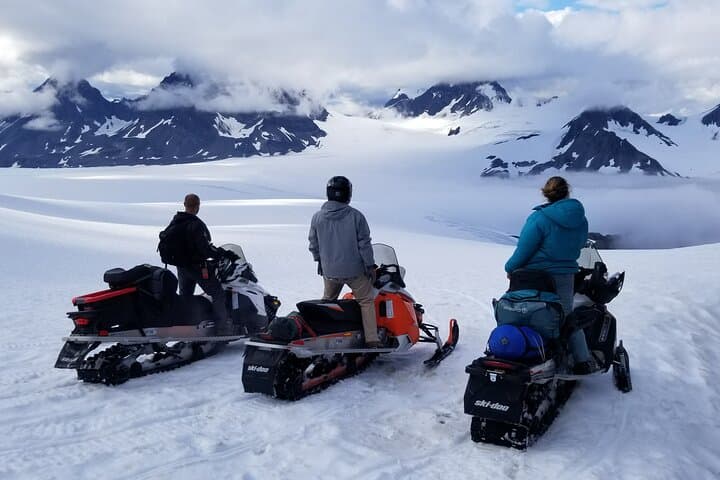 Helicopter-Accessed Snowmobile Ride on Godwin Glacier from Seward photo 4