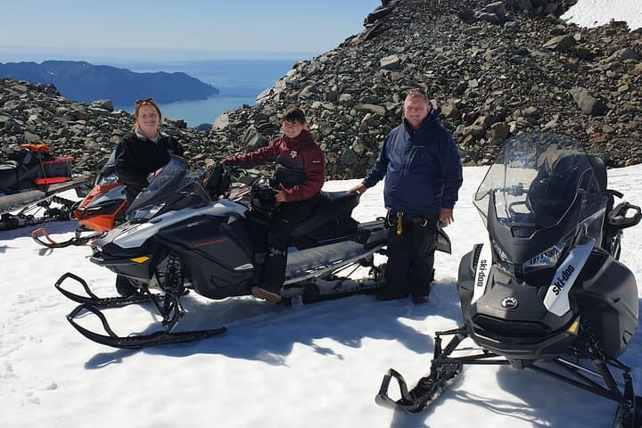 Helicopter-Accessed Snowmobile Ride on Godwin Glacier from Seward photo 5
