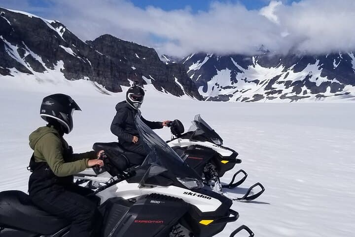 Helicopter-Accessed Snowmobile Ride on Godwin Glacier from Seward photo 6