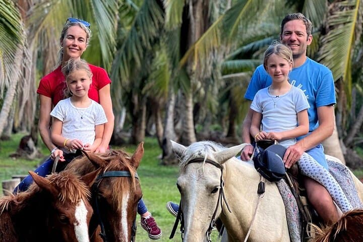 Horseback Riding Playa Esmeralda & Laguna Redonda — Virgin Beach Ride in Miches photo 1