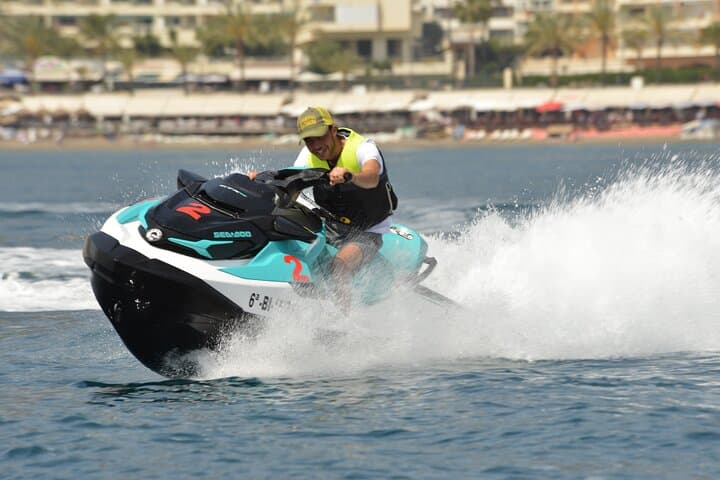 30-Minute Jet Ski Tour in Marbella: High-Speed Bay Run & Swim Stop photo 4